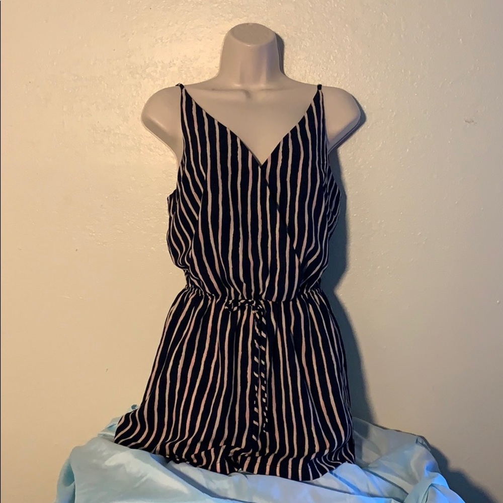 Forever 21 striped romper